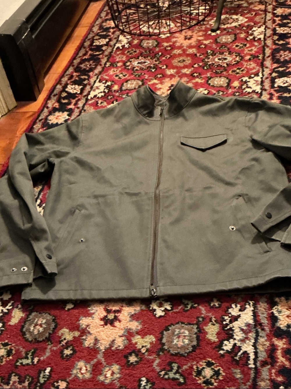 Giro Olive Zip-Up Field Jacket